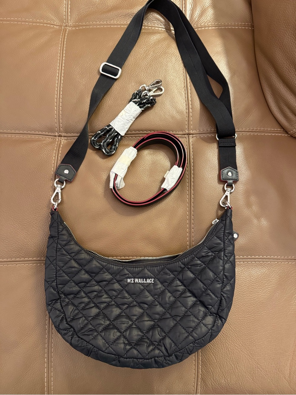 MZ Wallace Crossby Lunar black bag